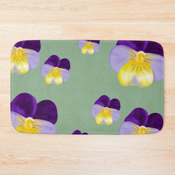 Item preview, Summer Spring Pansies Penséer Flowers Pattern  designed and sold by Karen Ekdahl.