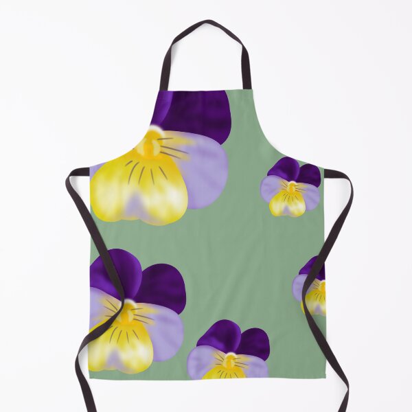 Item preview, Summer Spring Pansies Penséer Flowers Pattern designed and sold by Karen Ekdahl.