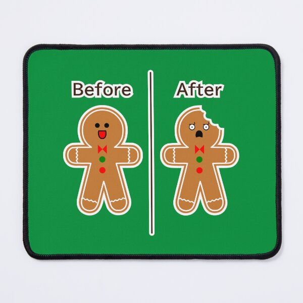 Item preview, Gingerbread man-Before&after designed and sold by mixMixtli.