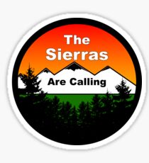 The Sierras Sticker