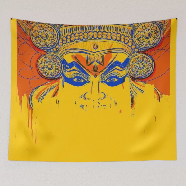 Item preview, Kerala Gods own country - Kathakali | For culture lovers| Indian traditions | traditional dance form kathakali  designed and sold by Arteartz.