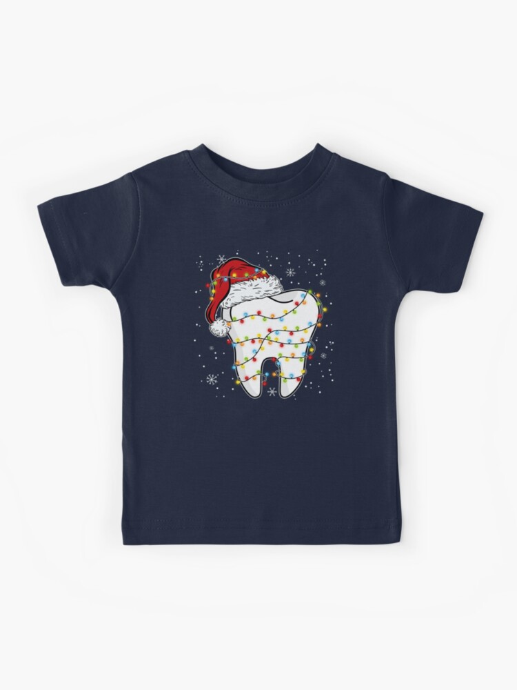 Santa's Favorite Dental Hygienist Xmas Light Hat Christmas T-Shirt Santa's Favorite Dental Hygienist Xmas Light Hat Christmas T-Shirt
