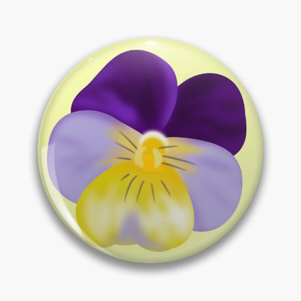 Item preview, Summer Pansies Penséer Flowers Pattern  designed and sold by Karen Ekdahl.