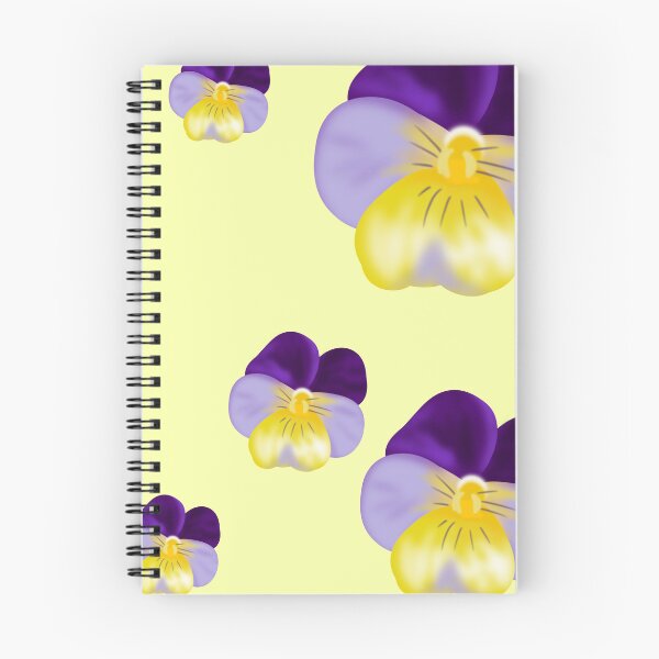 Item preview, Summer Pansies Penséer Flowers Pattern  designed and sold by Karen Ekdahl.