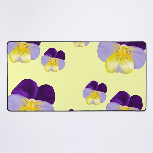 Item preview, Summer Pansies Penséer Flowers Pattern  designed and sold by Karen Ekdahl.