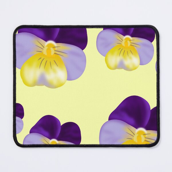Item preview, Summer Pansies Penséer Flowers Pattern designed and sold by Karen Ekdahl.