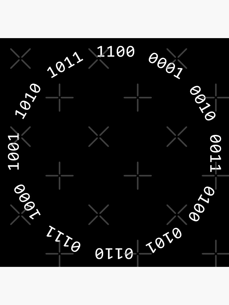 "Binary Clock" Poster for Sale by ScienceCorner Redbubble