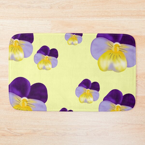 Item preview, Summer Pansies Penséer Flowers Pattern  designed and sold by Karen Ekdahl.