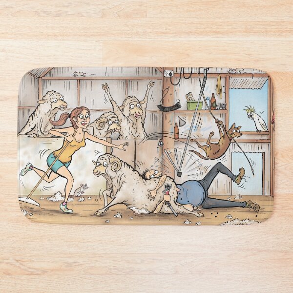 Item preview, Shearing The Rams designed and sold by Jed Dunstan.