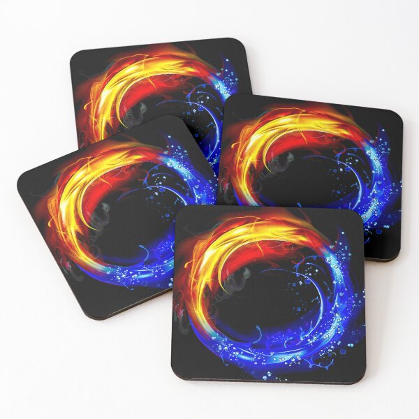 Item preview, Fire and Water 8K designed and sold by KuayStore.