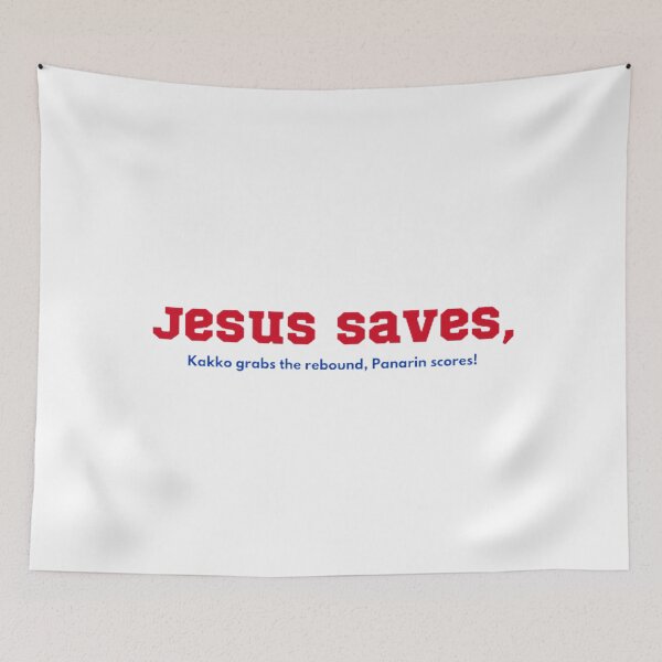 Item preview, Jesus Saves, Panarin Scores! designed and sold by BradburyWorx.