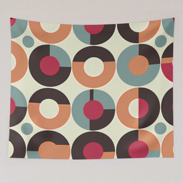 Item preview, Mid Century Style Circle Abstract designed and sold by pugmom4.
