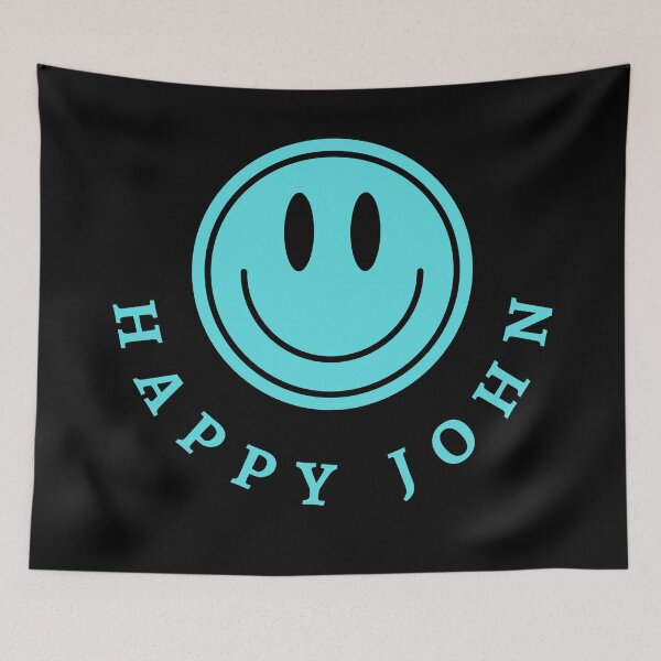 Item preview, JOHN NAME SHIRT: JOHN EMOJI HAPPY FACE DESIGN. designed and sold by AlexRelax.
