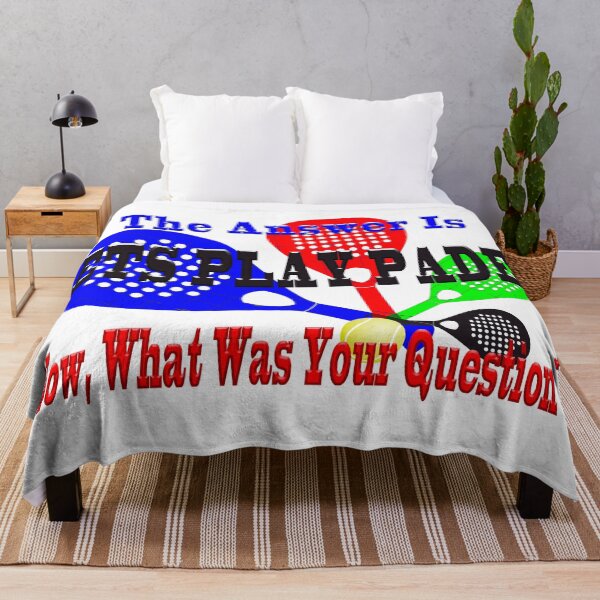 Item preview, The Answer is Padel Whats your question? designed and sold by LetsPlayPadel.
