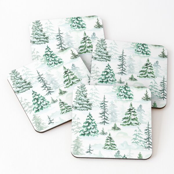 Item preview, Snowy Pines. Winter Landscape designed and sold by danikaVT.