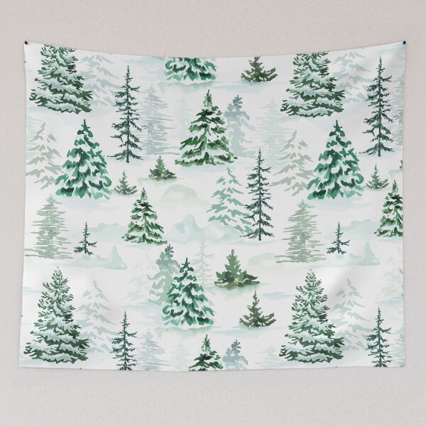 Item preview, Snowy Pines. Winter Landscape designed and sold by danikaVT.