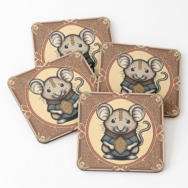 Item preview, Adorable Ornate Mouse Paladin designed and sold by NianderQuinn.