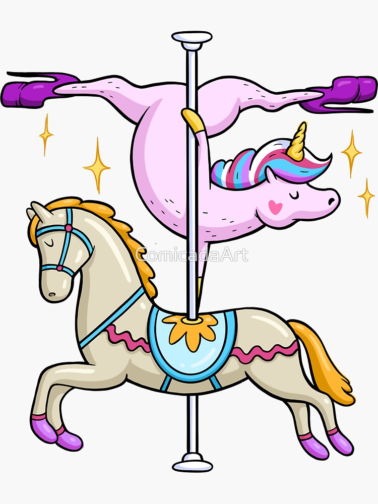 "Razzle Dazzle Be yourself a unicorn " Sticker for Sale by ComicadaArt