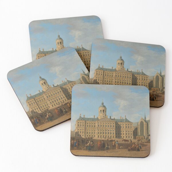 Item preview, The Town Hall on Dam Square, Amsterdam - Gerrit Berckheyde, 1693 designed and sold by 2Girls1Shirt.