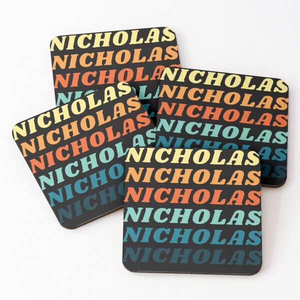 Aperçu de l'œuvre Nicholas, Nicholas répéter, Nicholas nom, répéter la couleur créée et vendue par MokonoKokoro.