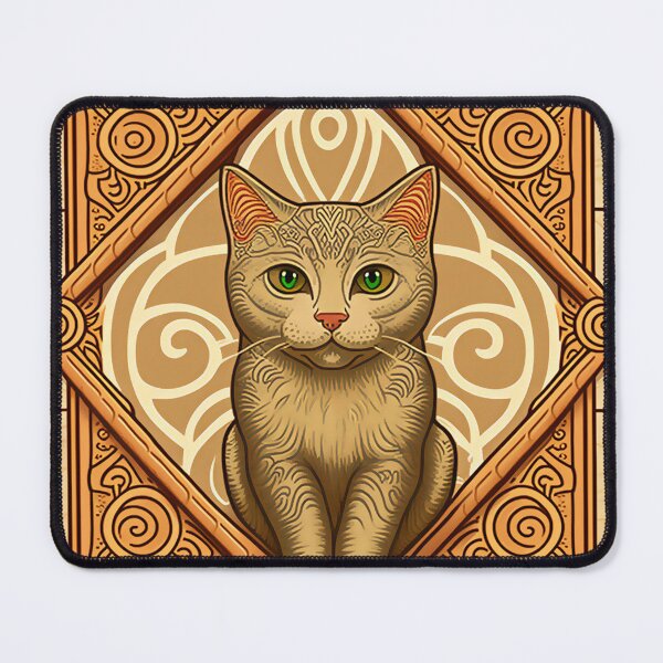 Item preview, Ornate Cat Tile Design designed and sold by NianderQuinn.