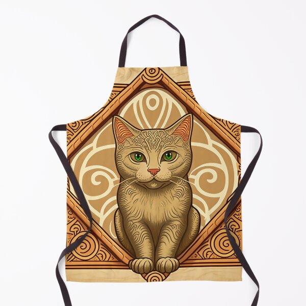 Item preview, Ornate Cat Tile Design designed and sold by NianderQuinn.