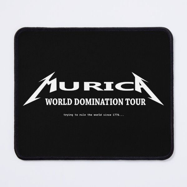 Item preview, Murica, trying to rule the world since 1776 (Murica World Domination Tour Logo white) designed and sold by Exilant.