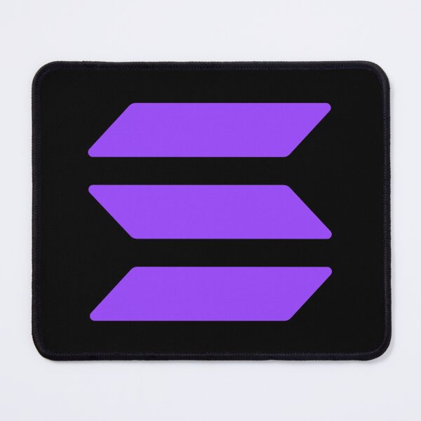 Item preview, Solana SOL Crypto Altcoin - Clean Purple Logo Variant #2 designed and sold by CryptoMoods.