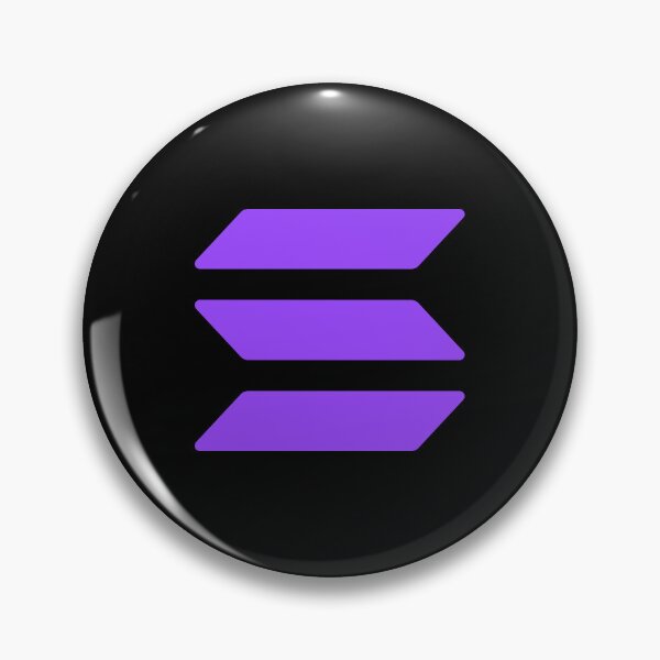 Item preview, Solana SOL Crypto Altcoin - Clean Purple Logo Variant #2 designed and sold by CryptoMoods.
