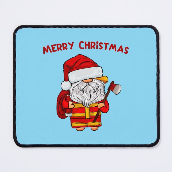 Item preview, Merry christmas firefighter designed and sold by HarriPaloma.