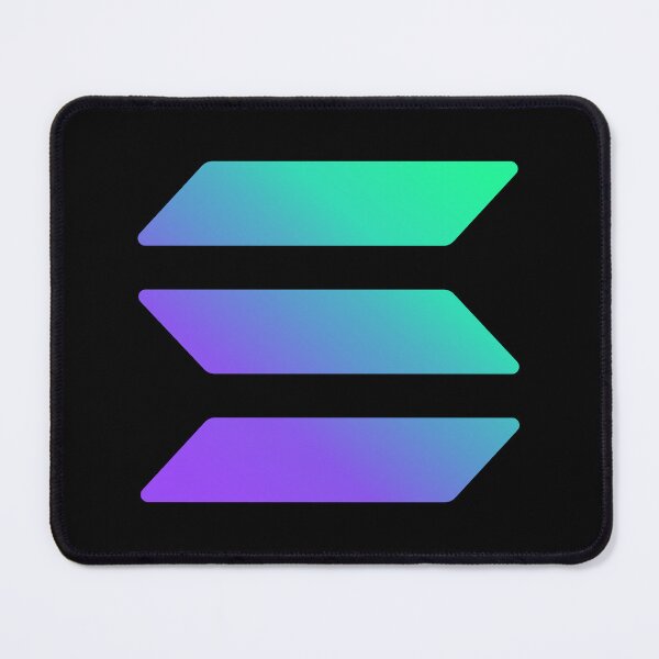 Item preview, Solana SOL Crypto Altcoin - Clean Gradient Logo Variant #1 designed and sold by CryptoMoods.