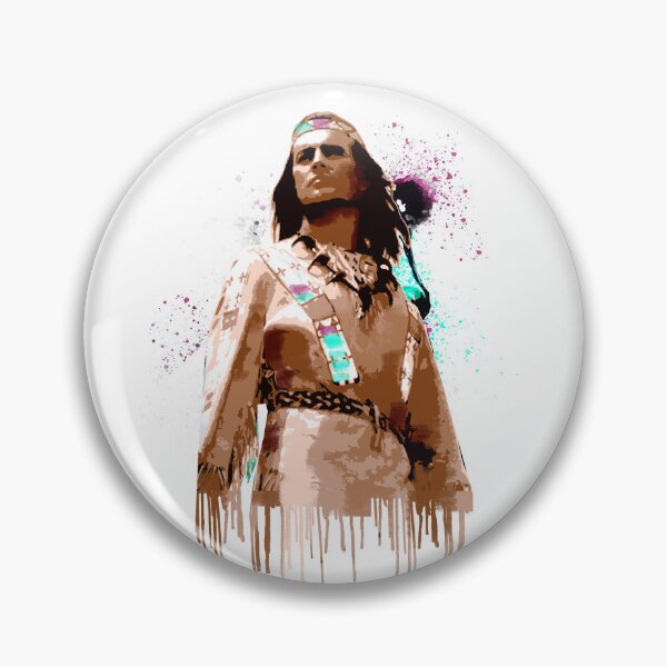 Item preview, save winnetou, indian, feathers, winnetou, graffiti, painting designed and sold by theherbst131313.