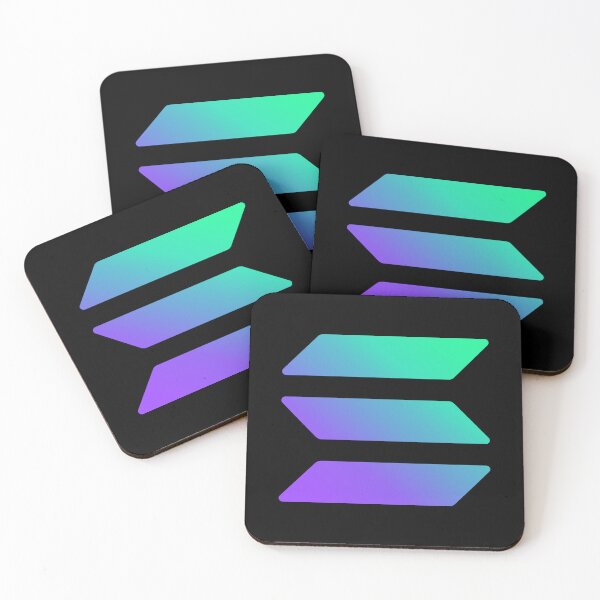 Item preview, Solana SOL Crypto Altcoin - Clean Gradient Logo Variant #2 designed and sold by CryptoMoods.