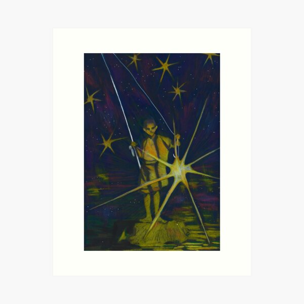 Item preview, "I would catch a star for you" Illustration designed and sold by fishboii.