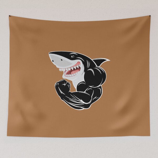 Item preview, Muscular Shark designed and sold by Pawn Shop JB.