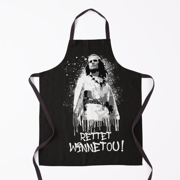 Item preview, saves winnetou, winnetou, black and white, indians, graffiti designed and sold by theherbst131313.