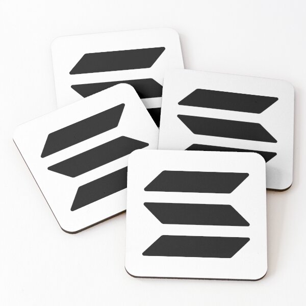 Item preview, Solana SOL Crypto Altcoin - Clean Black Logo Variant #1 designed and sold by CryptoMoods.