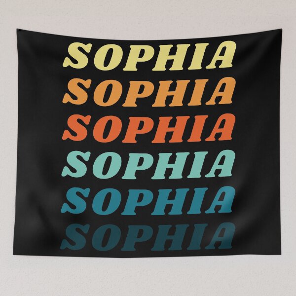 Aperçu de l'œuvre Sophia, répéter Sophia, nom Sophia, répéter la couleur créée et vendue par MokonoKokoro.