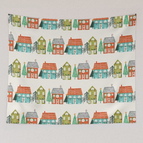Item preview, Christmas Houses White designed and sold by susycosta.