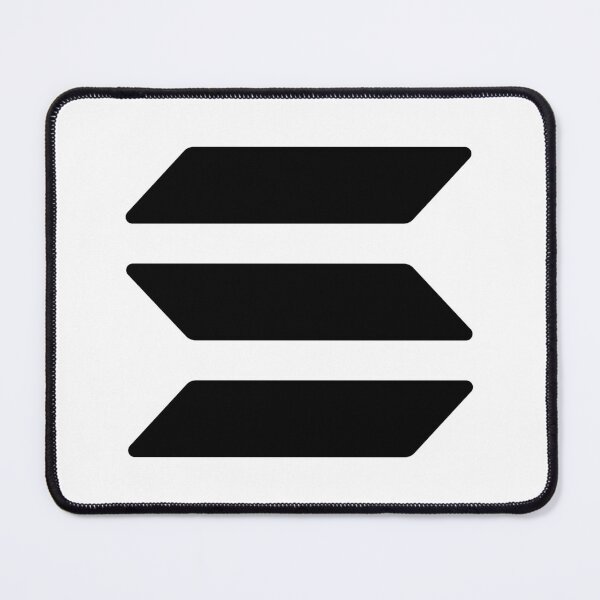 Item preview, Solana SOL Crypto Altcoin - Clean Black Logo Variant #2 designed and sold by CryptoMoods.