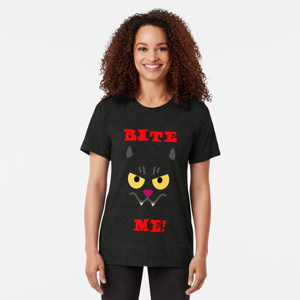 Vampire Cat tshirt Tri-blend T-Shirt