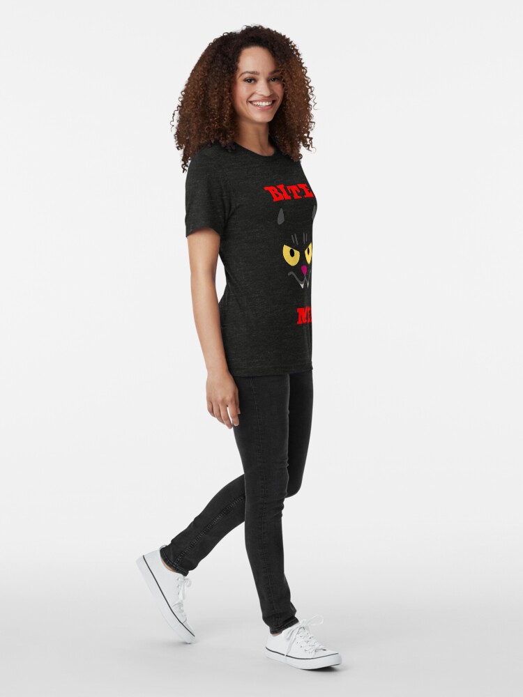 Alternate view of Vampire Cat tshirt Tri-blend T-Shirt