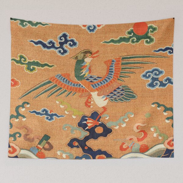 Artikelvorschau, Vintage-Wandteppich mit Ente entworfen und verkauft von SpiritedArtwork.