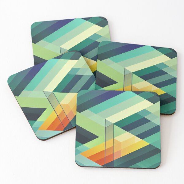 Item preview, Graphic Green  Illusion Pattern designed and sold by KOTOdesign.