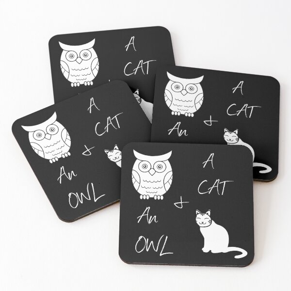 Item preview, A Cat and An Owl designed and sold by Arkadiustoteles.