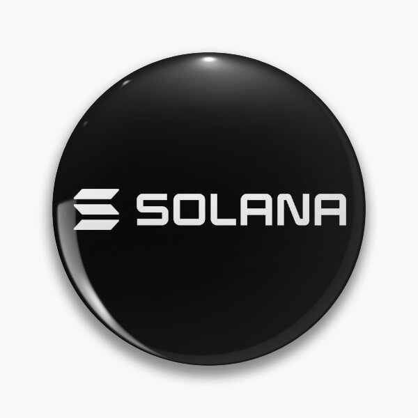 Item preview, Solana SOL Crypto Altcoin - Clean Horizontal White Logo with White Text Logo designed and sold by CryptoMoods.