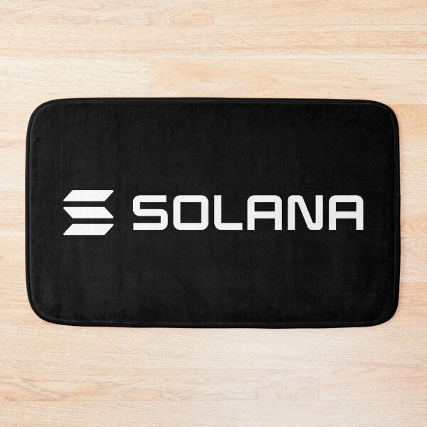 Item preview, Solana SOL Crypto Altcoin - Clean Horizontal White Logo with White Text Logo designed and sold by CryptoMoods.