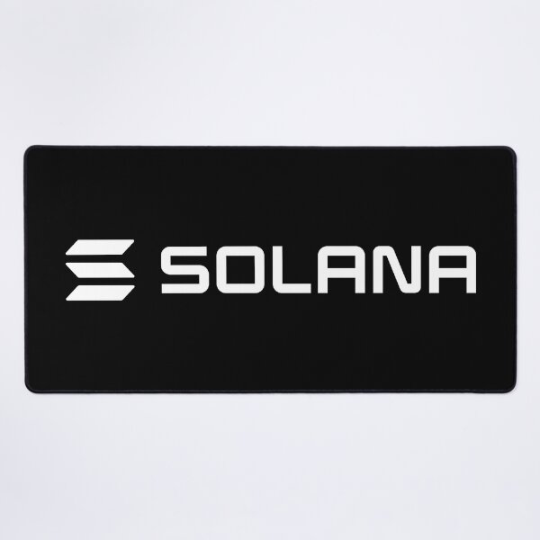 Item preview, Solana SOL Crypto Altcoin - Clean Horizontal White Logo with White Text Logo designed and sold by CryptoMoods.