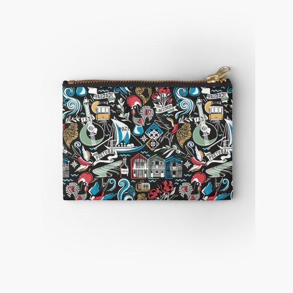 Item preview, Saudade // black background popular motifs from Portugal designed and sold by SelmaCardoso.
