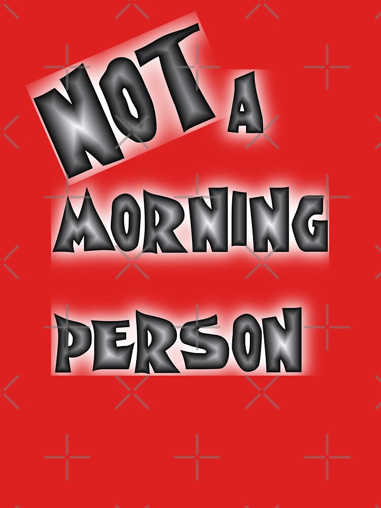 NOT a morning person by raineofiris